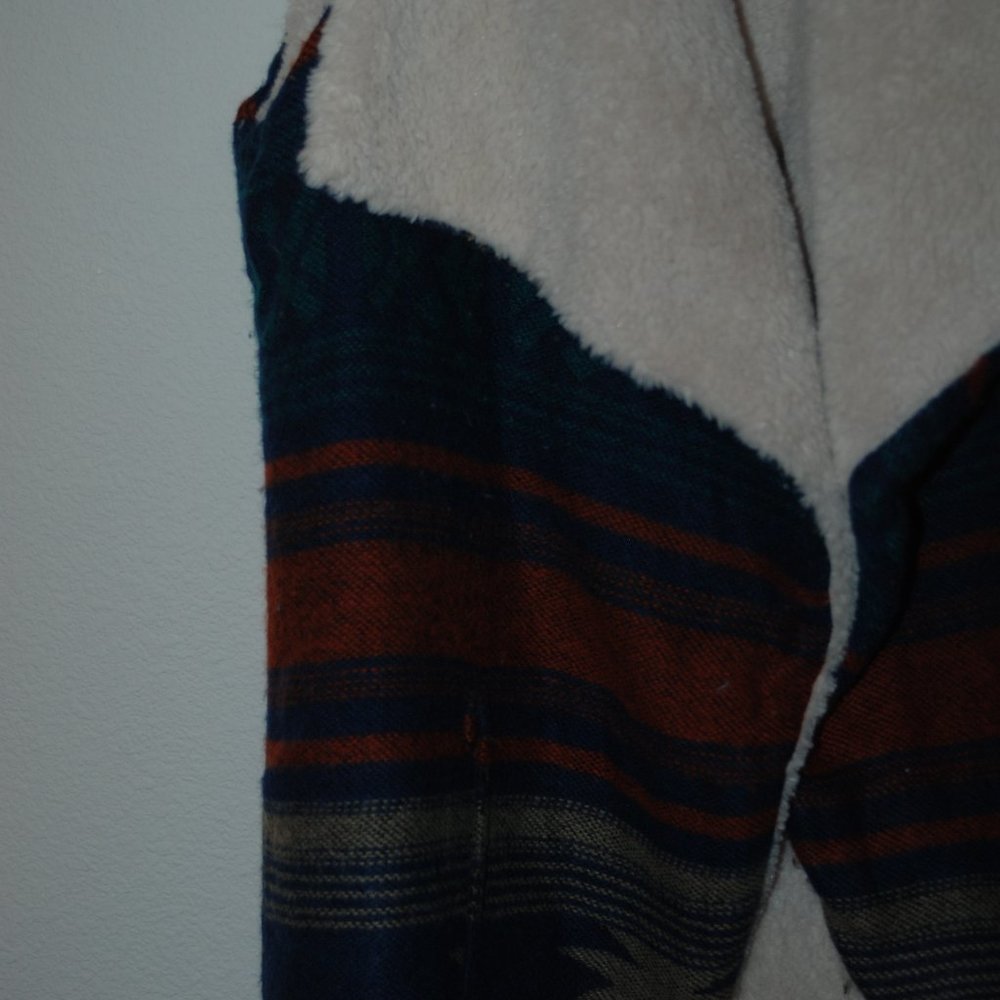 steve madden fuzzy vest xs